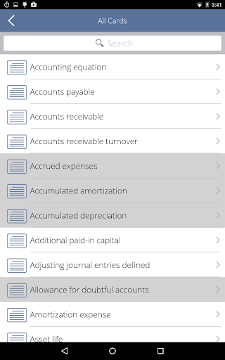 Learn Accounting Flashcards Screenshot2