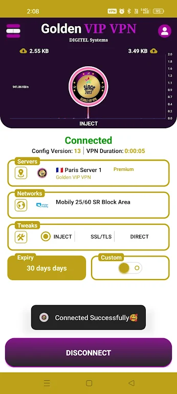 GOLDEN VIP VPN Screenshot2