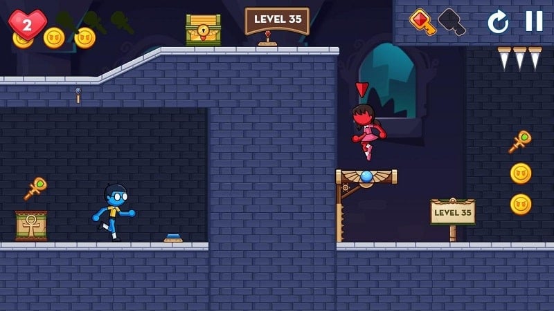 Stick Red Blue: Mystery Quest Screenshot2