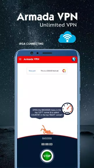 Armada VPN - Free Unlimited VPN & Secure Proxy Screenshot4