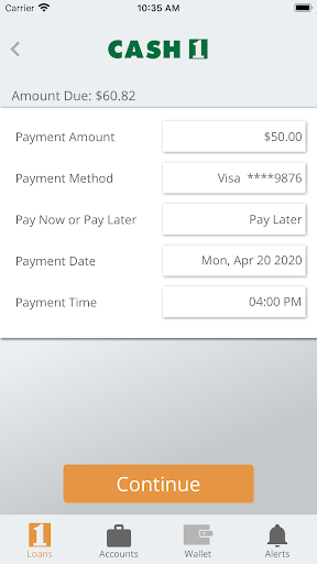 CASH 1 LOANS Screenshot4