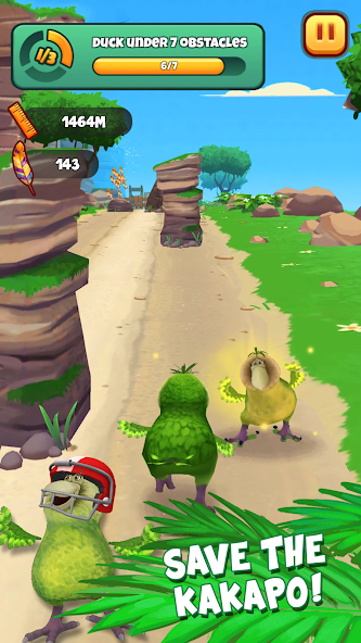 Kakapo Run: Animal Rescue Game Mod Screenshot3