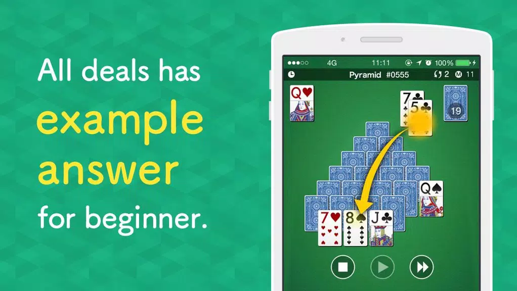 Pyramid Solitaire 1000 Screenshot4