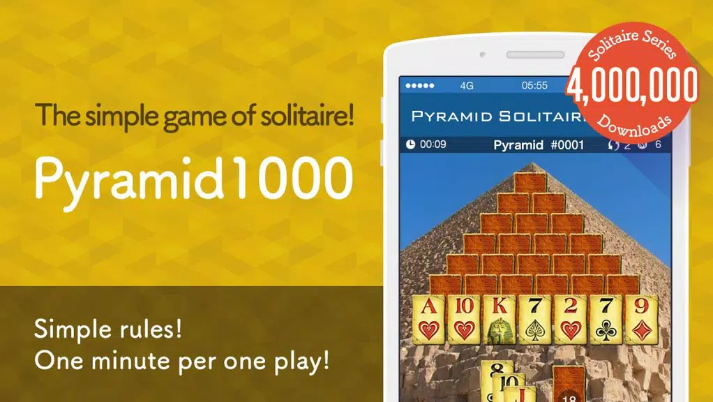 Pyramid Solitaire 1000 Screenshot1