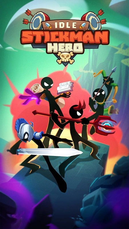 Idle Stickman Heroes Screenshot1