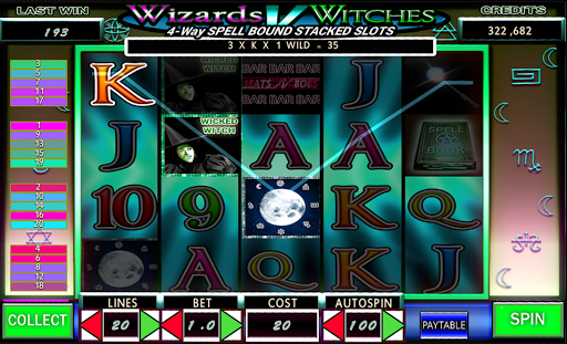 Wizards V Witches video slots Screenshot2