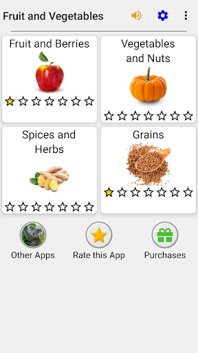 Fruit and Berries, Nuts & Vegetables: Picture-Quiz Screenshot3