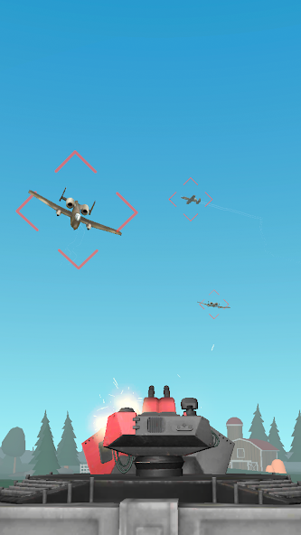 Air Defense: Airplane Shooting Mod Screenshot1