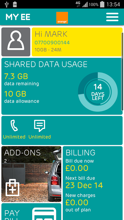 My EE for Orange and T-Mobile Screenshot2