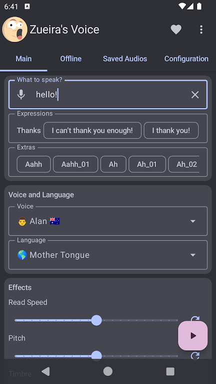 Zueira’s Voice: Text to Speech Mod Screenshot1