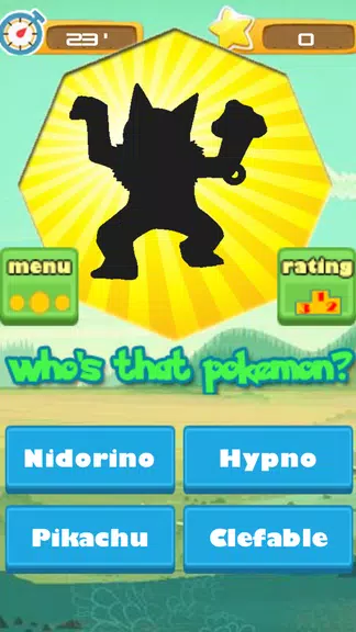 Game: Who's that pokemon? Screenshot2