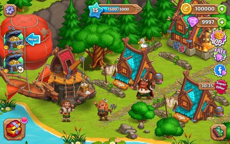 Vikings and Dragon Island Farm Screenshot2