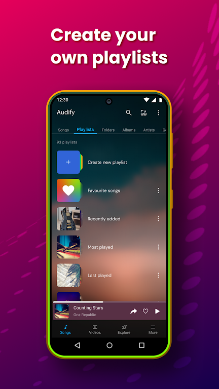 Audify Music Player Mod Screenshot2