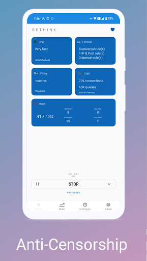 Rethink: DNS + Firewall + VPN Screenshot2