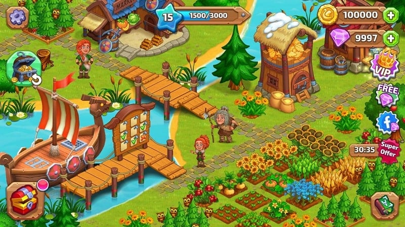 Vikings and Dragon Island Farm Screenshot3