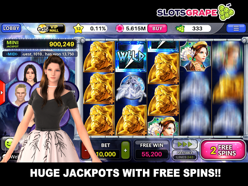 SLOTS GRAPE - Free Slots and Table Games Screenshot1