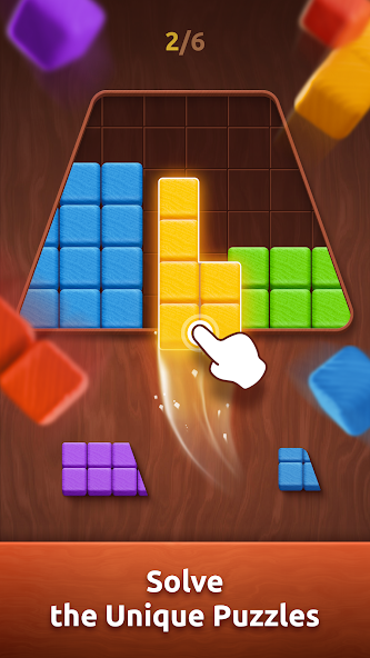 Colorwood Blocks Puzzle Game Mod Screenshot2