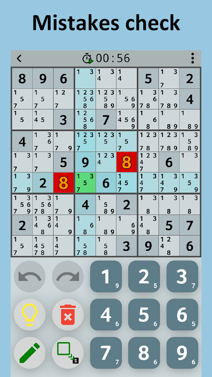 Sudoku - Logic Puzzles Sudoku Mod Screenshot1