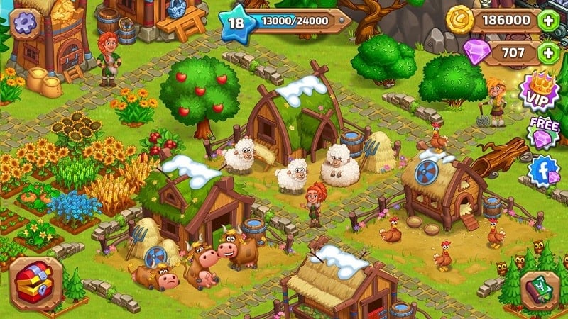 Vikings and Dragon Island Farm Screenshot1