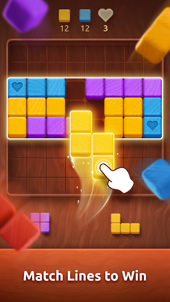 Colorwood Blocks Puzzle Game Mod Screenshot1