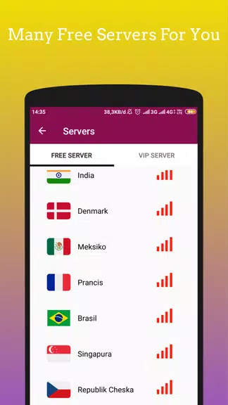 Sun VPN - Fast Secure Unblok & Unlimited VPN Proxy Screenshot3