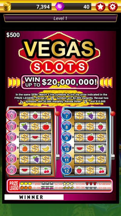 Lotto Scratch – Las Vegas Screenshot2