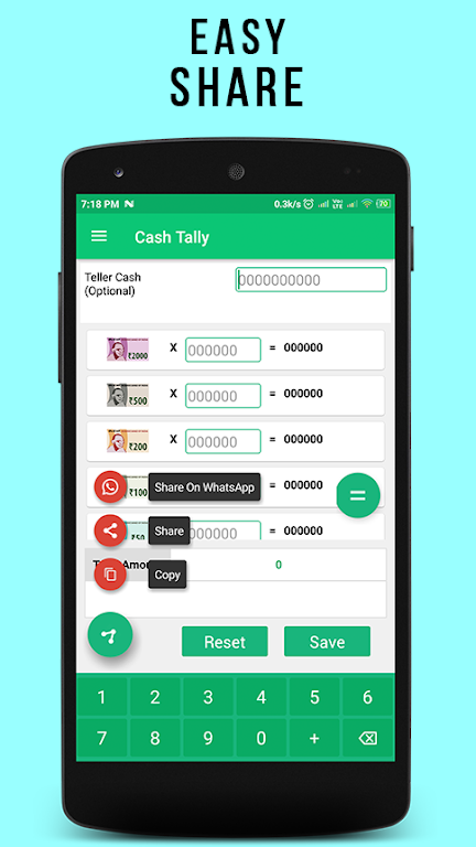 Cash Tally - Bank Note Counter Screenshot4