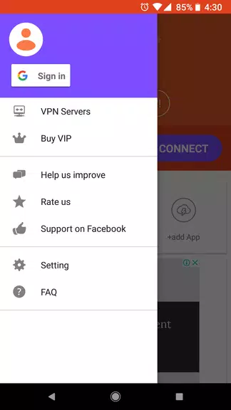 Super VPN - Hotspot Shield Free VPN Proxy Screenshot2