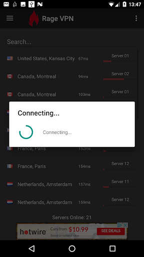 RageVPN - Privacy Protection & Proxy for Free Screenshot2