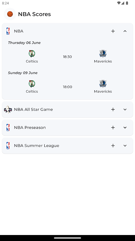 NBA Scores Screenshot1