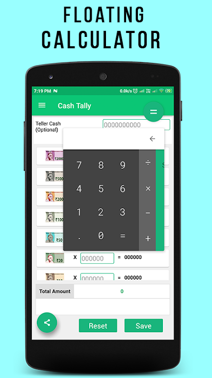 Cash Tally - Bank Note Counter Screenshot3