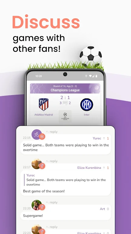 FanClub: Soccer Scores & Chats Screenshot2