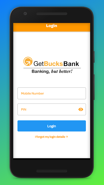 GetBucks Mobile Banking Screenshot1