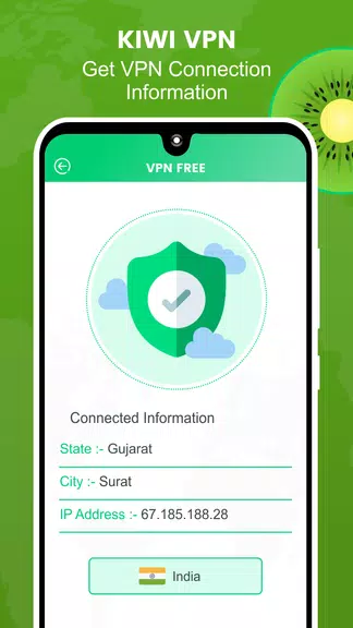 Unlimited Kiwi VPN Free - Secure Proxy & Unblock Screenshot3