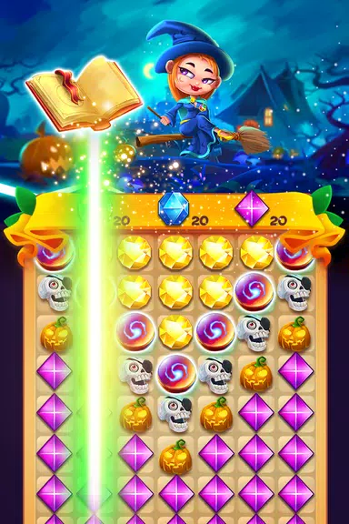 Witch Jewel Puzzle Screenshot1