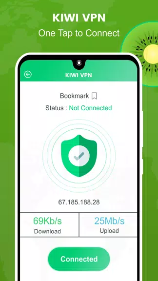 Unlimited Kiwi VPN Free - Secure Proxy & Unblock Screenshot2