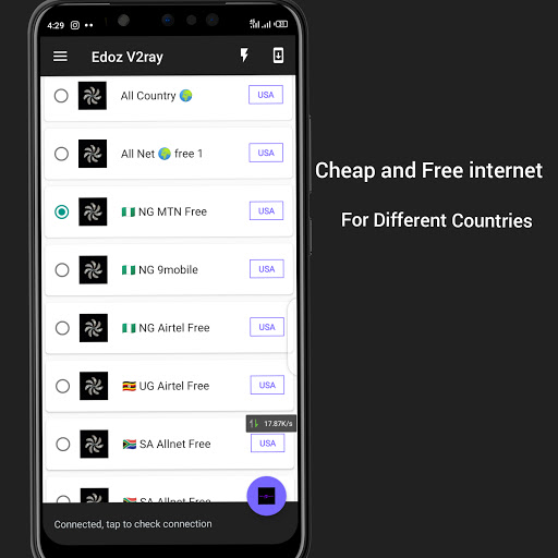 Edoz V2ray VPN - Free Cheap Internet VPN Screenshot1