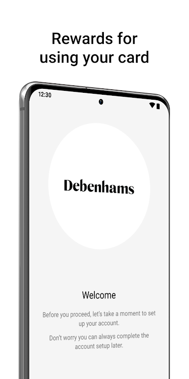 Debenhams Credit Card Screenshot1