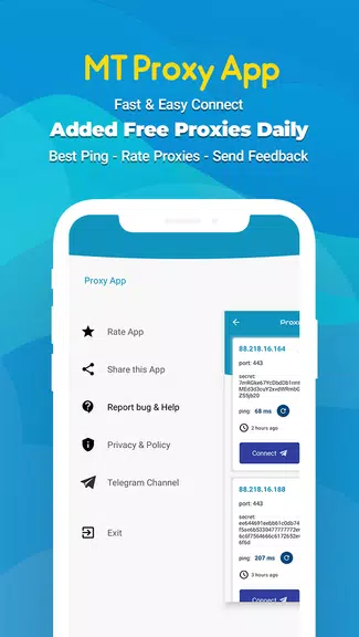 Proxy for Telegram ,MTProxy,VPN for telegram Screenshot2
