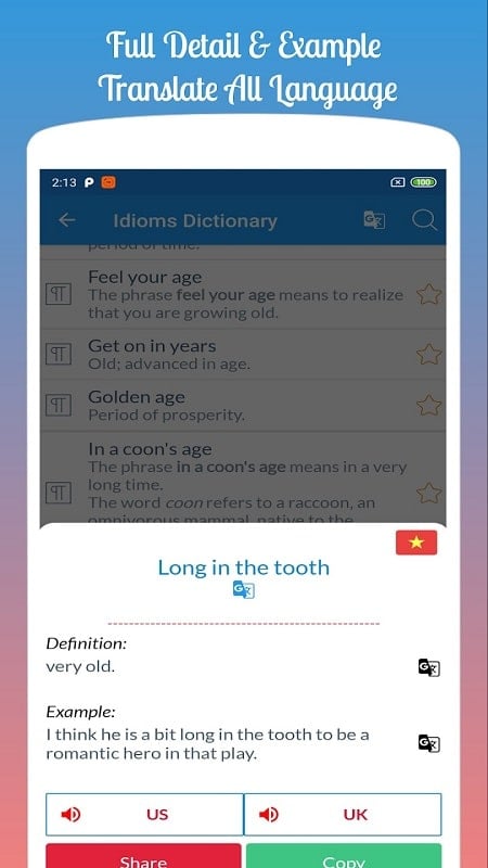 English Idioms & Phrases Screenshot2