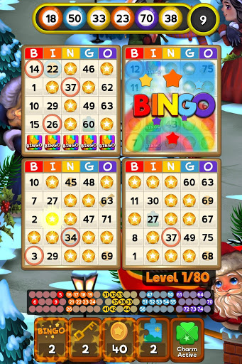 Bingo Xmas Holiday: Santa & Friends Screenshot1