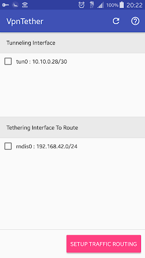 VpnTether (Requires Root) Screenshot2