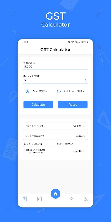 EMI Calculator - GST, SIP, Age Screenshot3