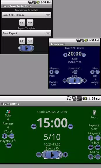 Home Poker Tools - Clock Screenshot1