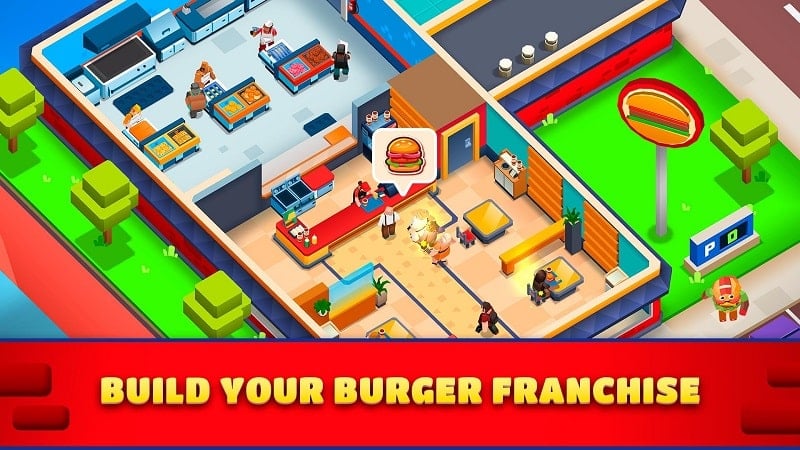 Idle Burger Empire Tycoon Screenshot1