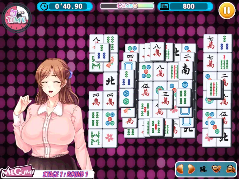 Pretty Girls Mahjong Solitaire Screenshot3