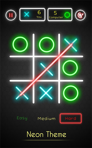 Tic Tac Toe Glow: Multiplayer! Screenshot3