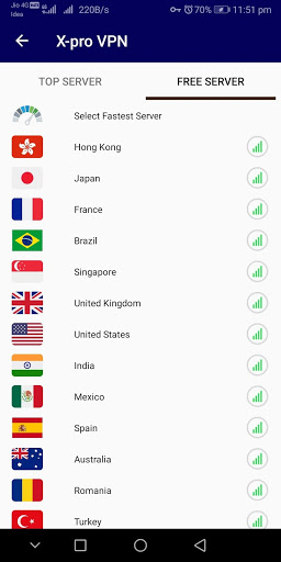 GioVpn - Free Unlimited VPN & fast proxy shield Screenshot2