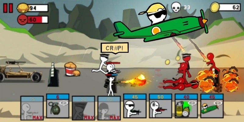 Stickman Army: World War Legacy Fight Screenshot3