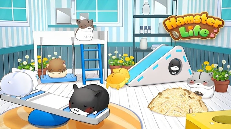 Hamster Life match and home Screenshot1